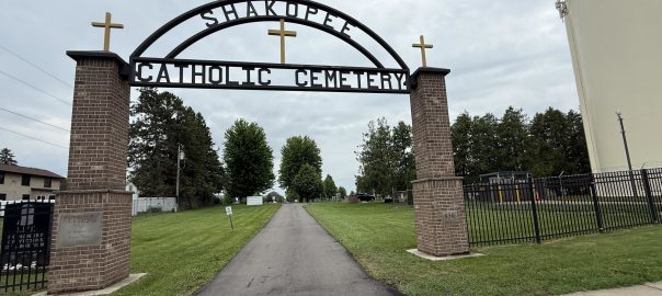 Shakopee Catholic Cemetery entrance