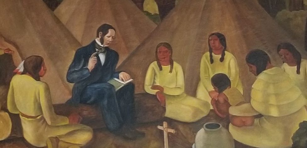 Mural in Central School Board Room