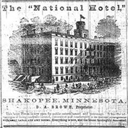 National Hotel Advertisement