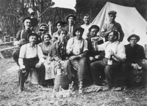 Camping, circa 1915 
