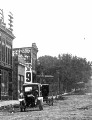 East side of Lewis Street, circa 1929     