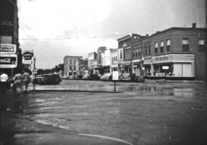 First Avenue and Holmes Street, looking southeast   