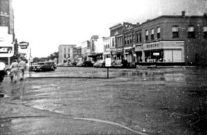 First Avenue and Holmes Street, looking southeast  