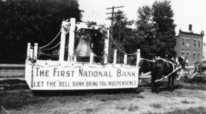 First National Bank float, circa 1930  