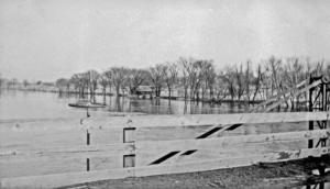 Huber Park flood, circa 1930      