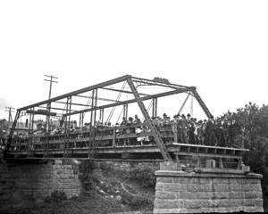 Lewis St. Swing Bridge (open), circa 1905 