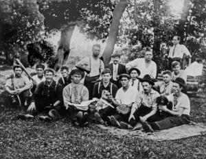 Men outside 