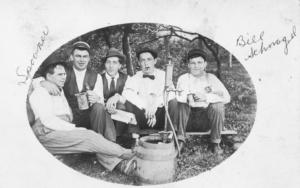 Men outside, circa 1915  
