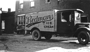 Redmans Ice Cream truck, 1927     