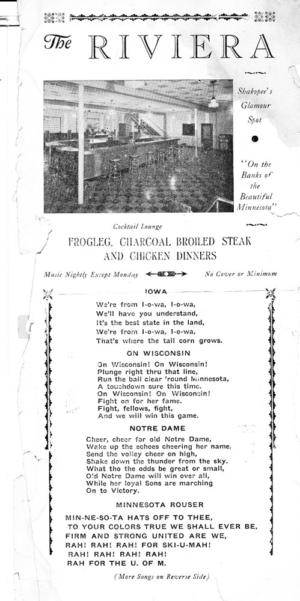 Riviera menu     