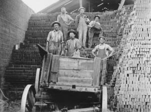 Schroeder Brick Yard workers 