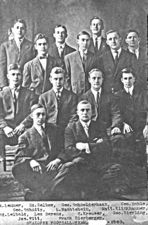 1909 Shakopee Football Team  