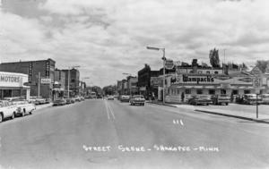 First Avenue looking east from Fuller Street, circa 1961  