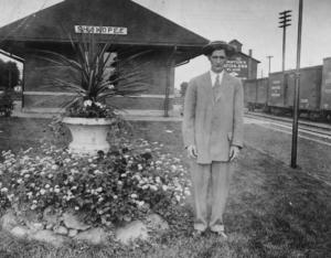 Shakopee Train Depot, circa 1915  