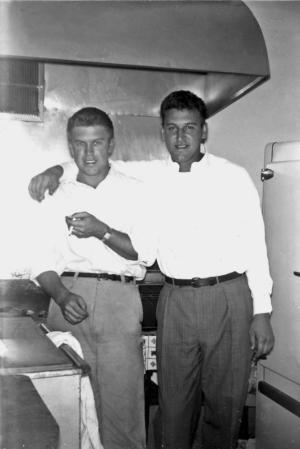 Tri-Y Drive-In workers, unknown location   