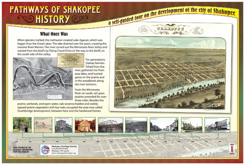 Pathways of Shakopee History Trail Sign 1
